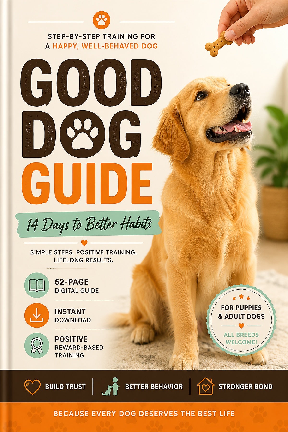 Good Dog Guide dog training PDF workbook cover